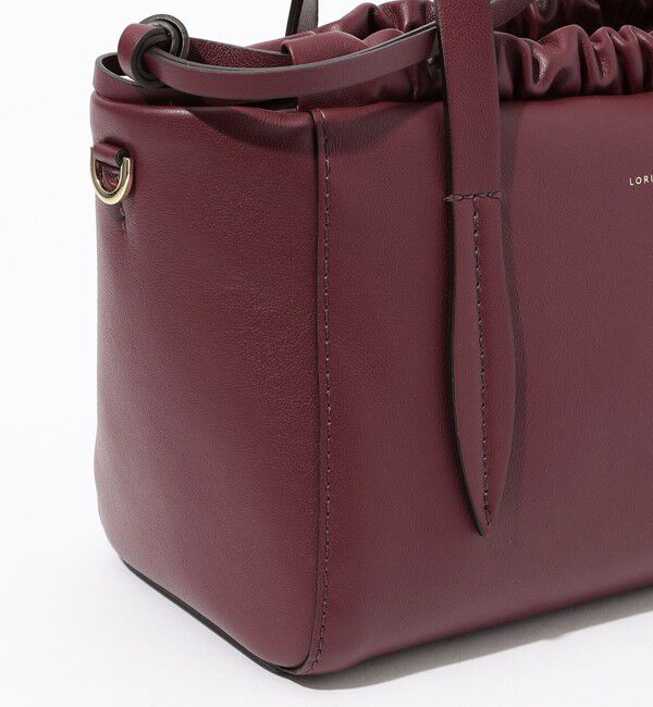 TOMORROWLAND GOODS「LORISTELLA ギャザー ショルダートート」|ハンドバッグ|