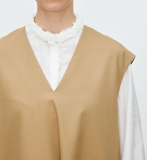 TOMORROWLAND collection「スーパーウールウィーブ Vネックトップス」|シャツ・ブラウス|