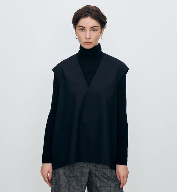 TOMORROWLAND collection「スーパーウールウィーブ Vネックトップス」|シャツ・ブラウス|
