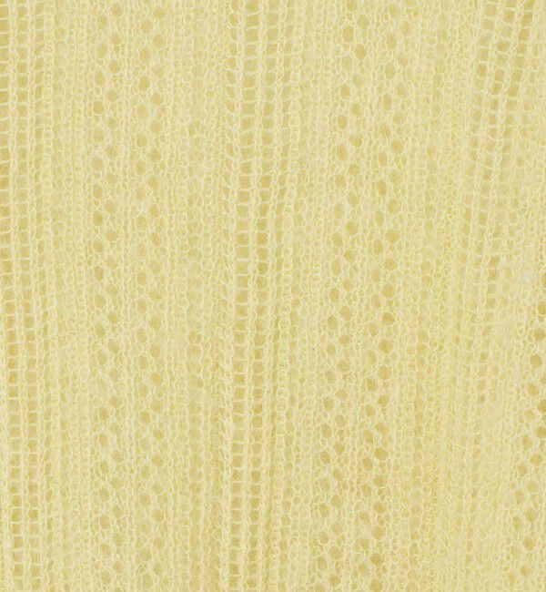 MACPHEE「レーシーアルパカブレンド ポロカーディガン」|カーディガン|