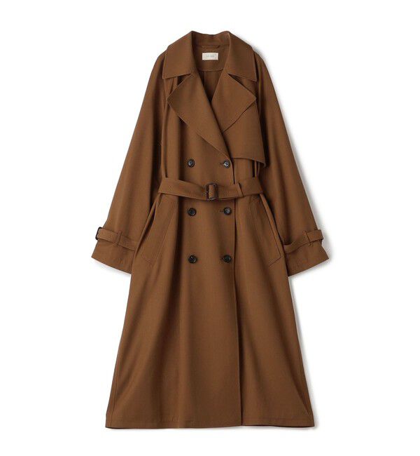 DES PRES「【一部WEB先行予約】ハイツイストギャバジン トレンチコート」|トレンチコート|47 ブラウン