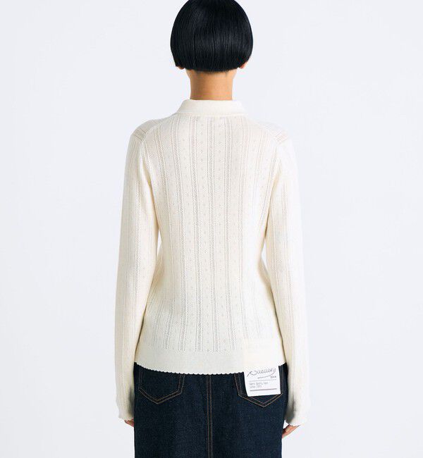 Edition「コットンカシミヤ ロングスリーブ ニットポロ」|ニット・セーター|