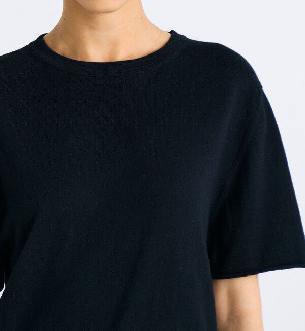 Edition「コットンカシミヤ ハーフスリーブニット」|ニット・セーター|