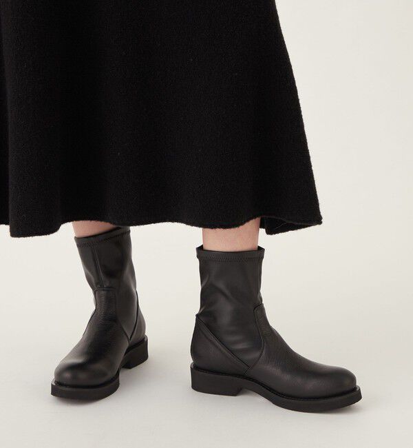 TOMORROWLAND GOODS「GALERIE VIE ストレッチショートブーツ」|ショートブーツ|