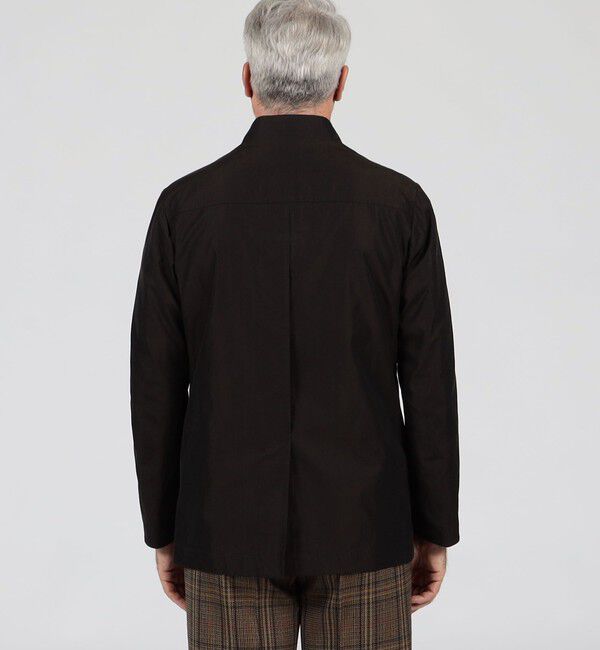 TOMORROWLAND MENS「コットンシャンブレー サボアジャケット」|ブルゾン・スタジャン|