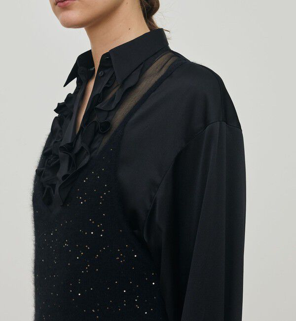 DES PRES「フォックスカシミヤ キャミソールドレス」|ワンピース|