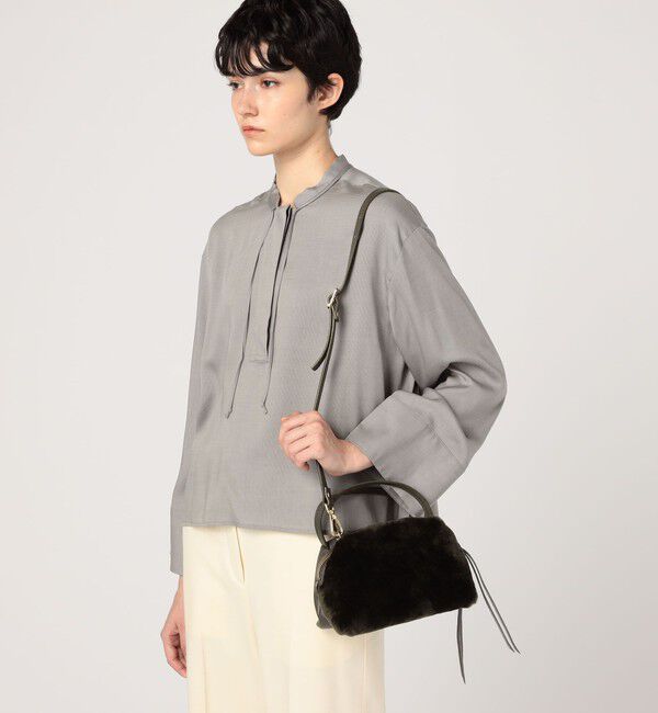 TOMORROWLAND GOODS「RIPANI RONDINE S ムートンコンビ ショルダーバッグ」|ハンドバッグ|