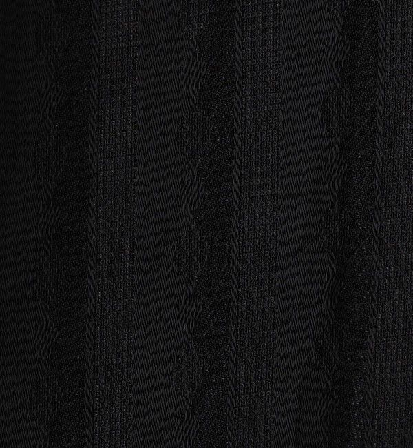 DES PRES「ドットストライプジャカード フリルブラウス」|シャツ・ブラウス|