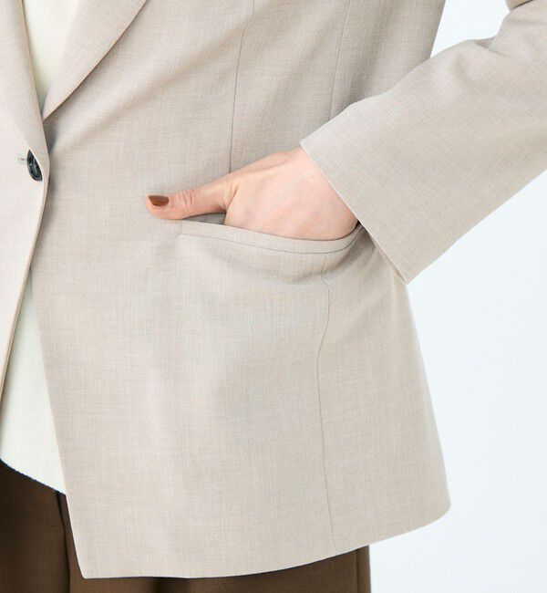 Ballsey「ウーリーツイル 1Bテーラードジャケット」|テーラードジャケット|
