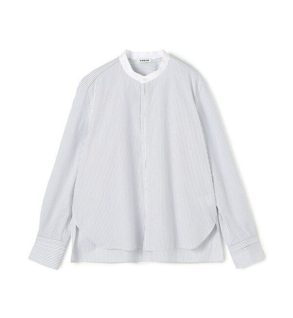 CABaN「シャトルポプリン クレリックシャツ」|シャツ・ブラウス|16 ストライプ