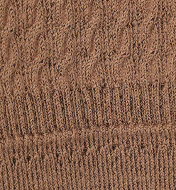 TOMORROWLAND MENS「TOMORROWLAND tricot アルパカポリエステルケーブル Vネックカーディガン」|カーディガン|