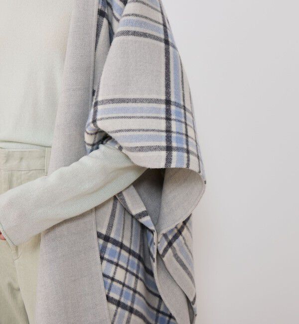 GALERIE VIE「リバーブランケット フーテッドポンチョ」|ポンチョ・ケープ|