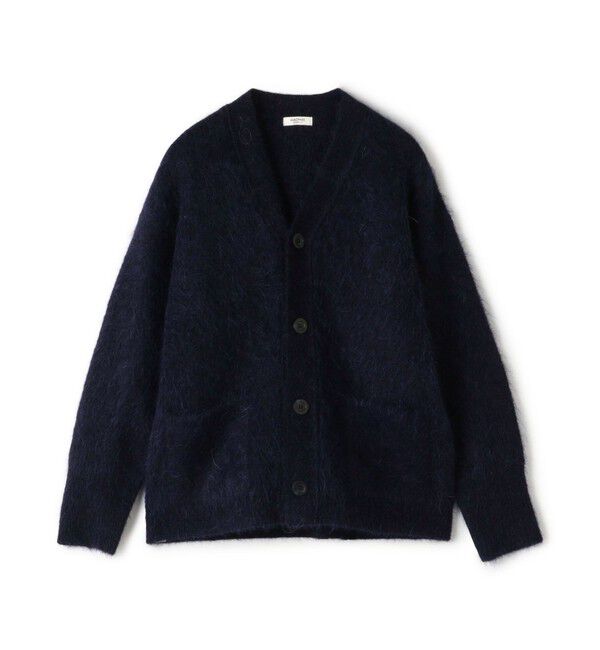 MACPHEE「シャギーアルパカ Vネックカーディガン」|カーディガン|69 ネイビー