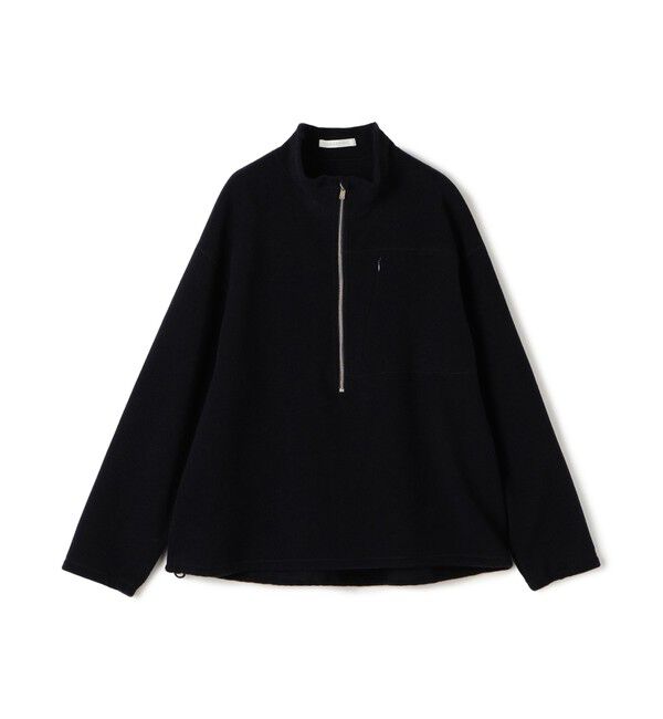 GALERIE VIE「ウールカシミヤフリース ハーフジッププルオーバー」|Tシャツ・カットソー|69 ネイビー