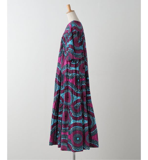  「AFRICAN WAX PRINT DRESS：ワンピース」|ワンピース|