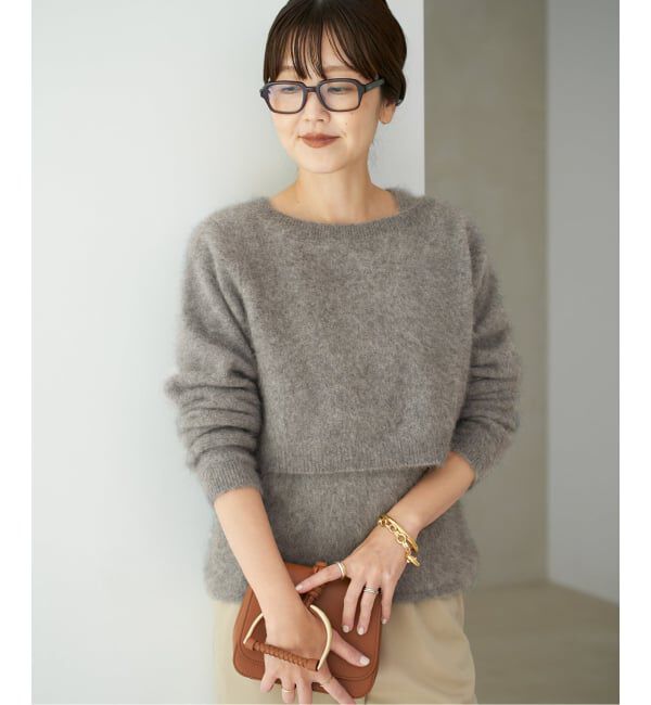 Plage「Light Fur Short カーディガン」|カーディガン|