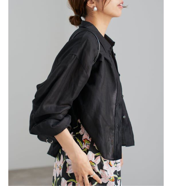 IENA「《追加》ラミーリヨセルショートシャツ」|シャツ・ブラウス|