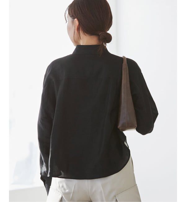 IENA「《追加》ラミーリヨセルショートシャツ」|シャツ・ブラウス|