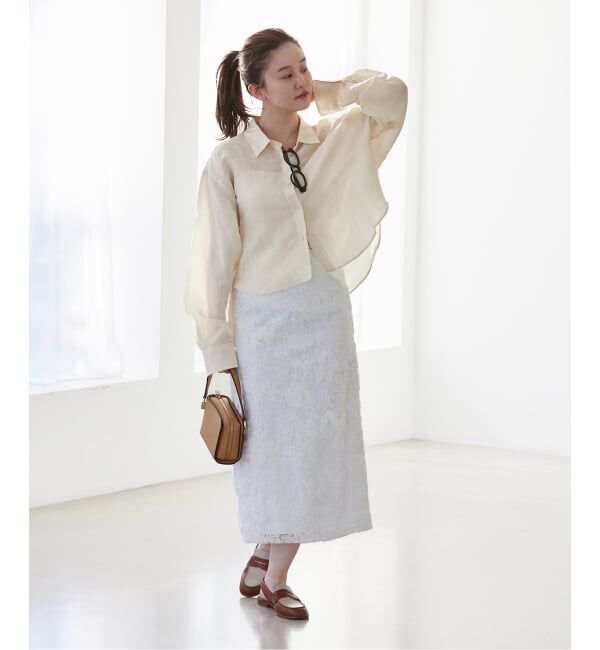 IENA「《追加》ラミーリヨセルショートシャツ」|シャツ・ブラウス|