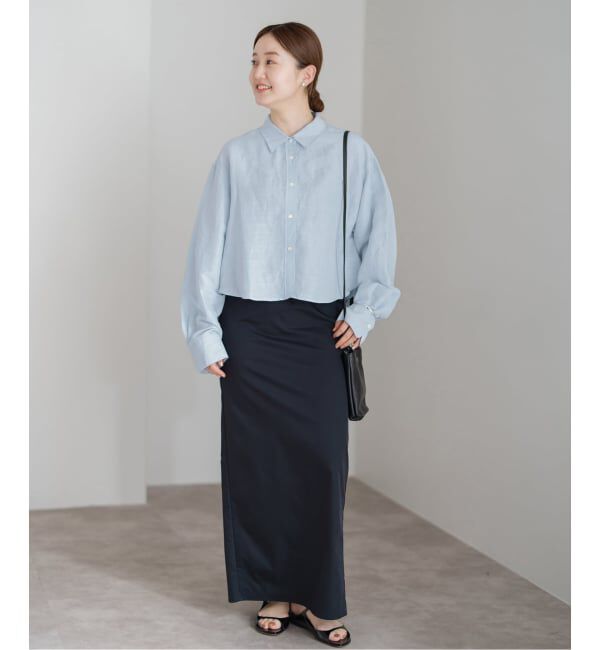 IENA「《追加》ラミーリヨセルショートシャツ」|シャツ・ブラウス|