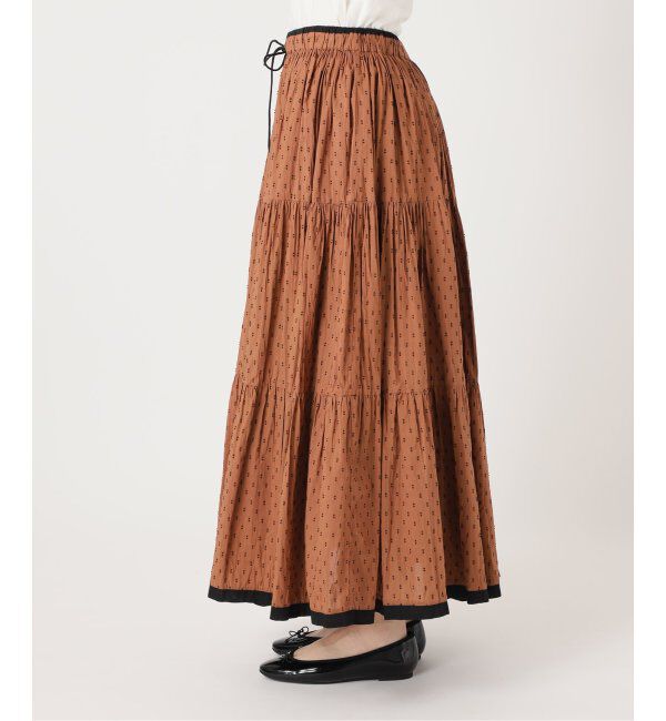 SLOBE IENA「TCドビーティアードスカート」|スカート|