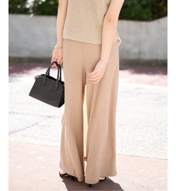 SLOBE IENA「《WEB限定/追加》ラップジャージパンツ」|その他|