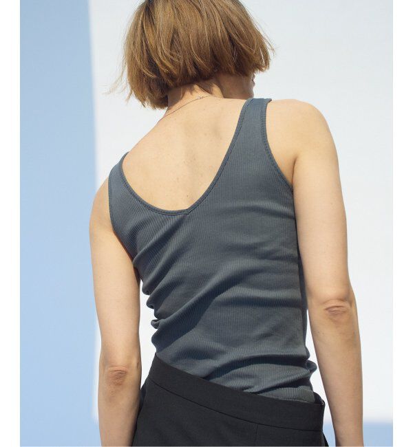IENA「【EMILY WEEK &times; IENA】コットンシルク リブタンクトップ」|インナー|