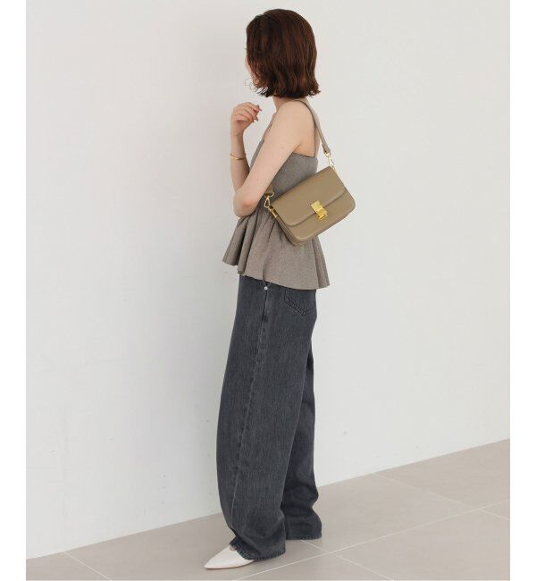 SLOBE IENA「《追加》ファンタジアパールラメニットビスチェ」|キャミソール|