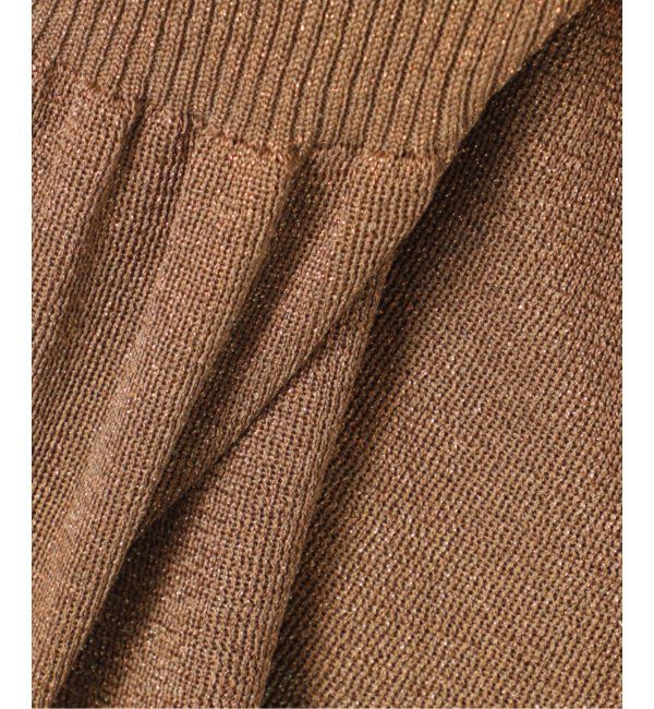 SLOBE IENA「《追加》ファンタジアパールラメニットビスチェ」|キャミソール|