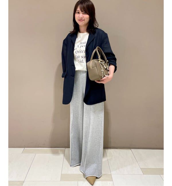 SLOBE IENA「《追加》裏毛ワイドパンツ」|その他|