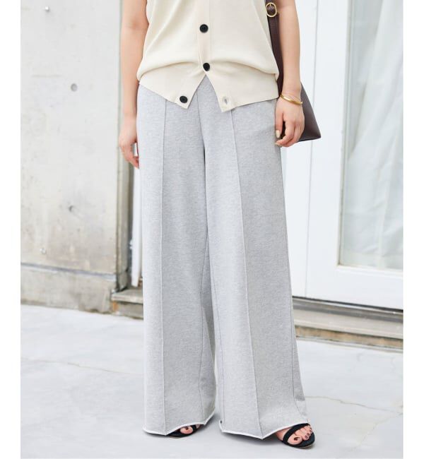 SLOBE IENA「《追加》裏毛ワイドパンツ」|その他|