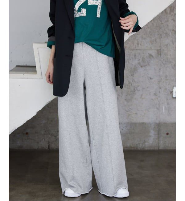 SLOBE IENA「《追加》裏毛ワイドパンツ」|その他|