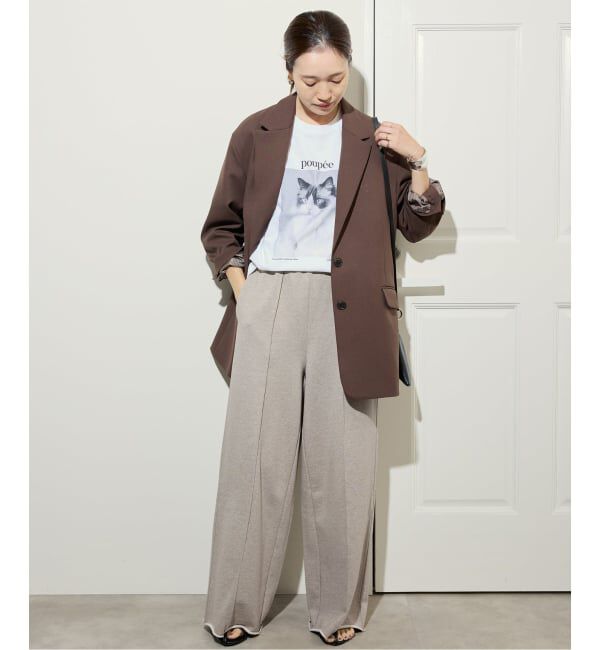 SLOBE IENA「《追加》裏毛ワイドパンツ」|その他|