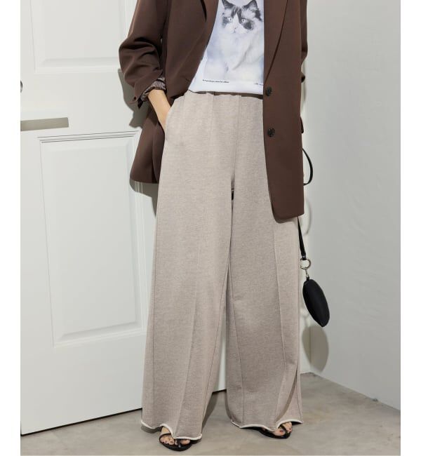 SLOBE IENA「《追加》裏毛ワイドパンツ」|その他|