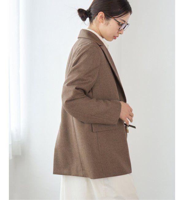 IENA「ガンクラブチェックジャケット」|テーラードジャケット|