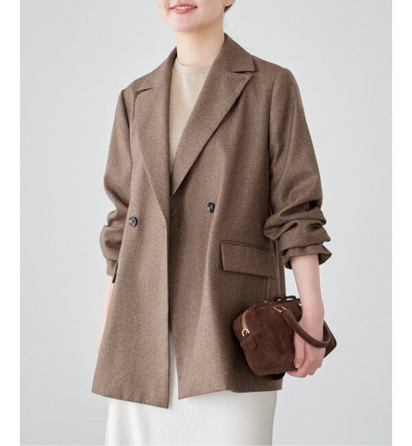 IENA「ガンクラブチェックジャケット」|テーラードジャケット|