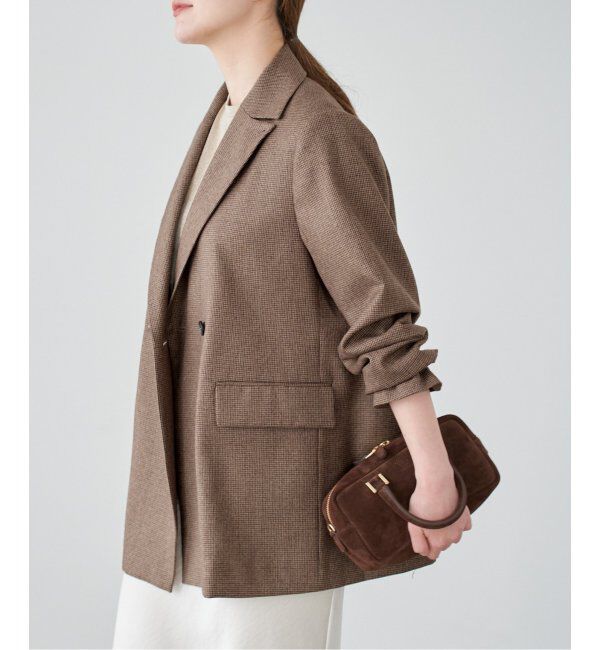 IENA「ガンクラブチェックジャケット」|テーラードジャケット|