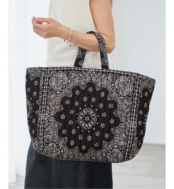 IENA「MALUS/マリュス BANDANA QUILTING BIG BAG トートバッグ」|トートバッグ|