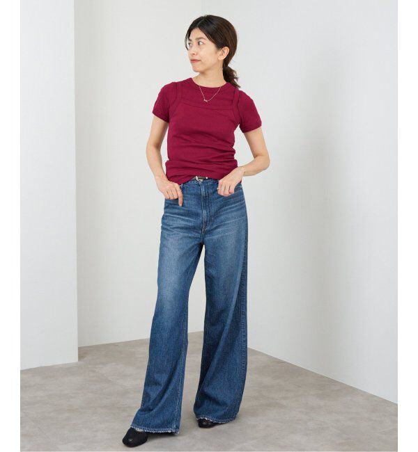 IENA「upper hights/アッパーハイツ 別注 THE RUTH ルーズフレアデニム」|デニム|