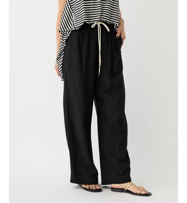 IENA「レーヨンリネンタンブラーイージーパンツ」|その他|