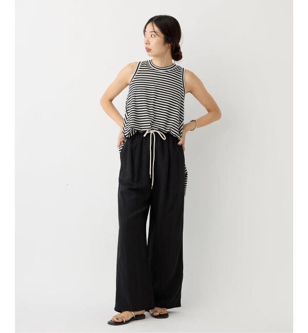 IENA「レーヨンリネンタンブラーイージーパンツ」|その他|