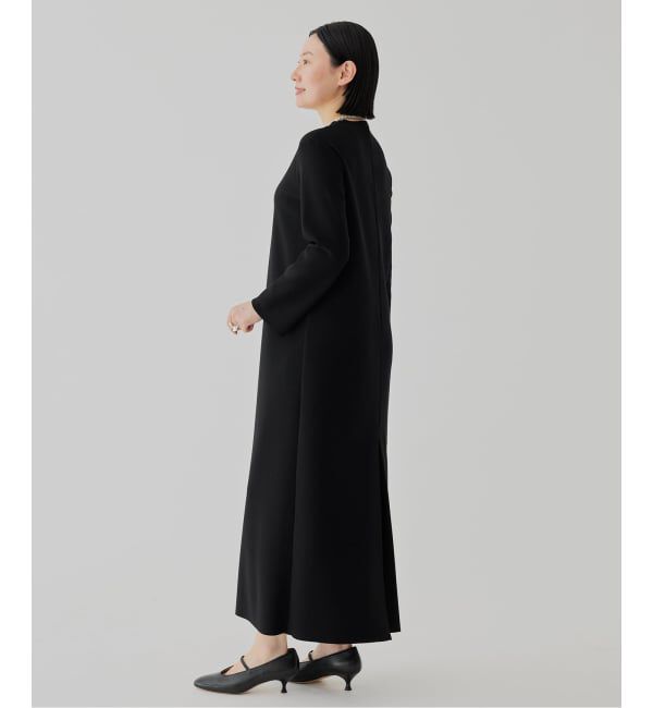 VERMEIL par iena「ニットジョーゼットボンディングワンピース」|ワンピース|