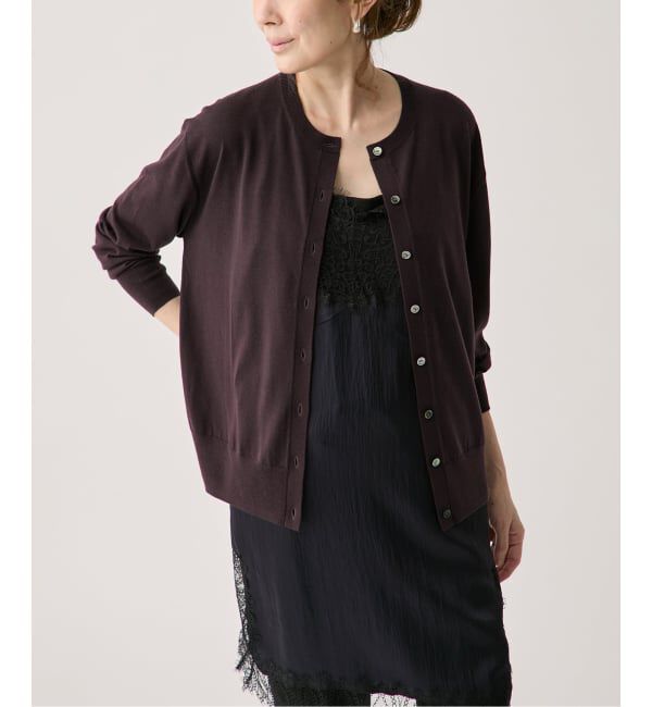 VERMEIL par iena「GLOW wool knit カーディガン」|カーディガン|
