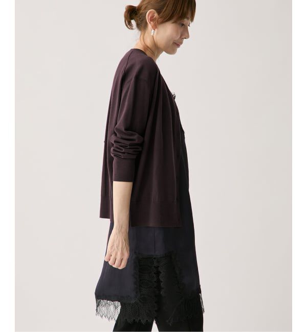 VERMEIL par iena「GLOW wool knit カーディガン」|カーディガン|