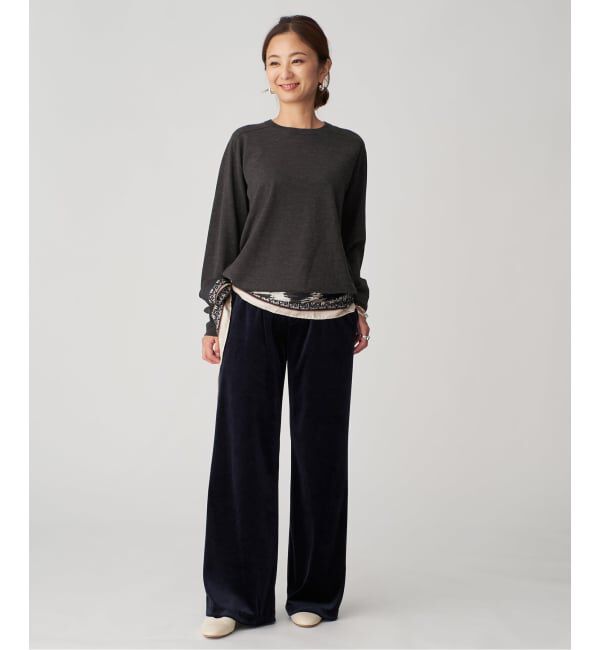 VERMEIL par iena「GLOW wool crew knit」|ニット・セーター|