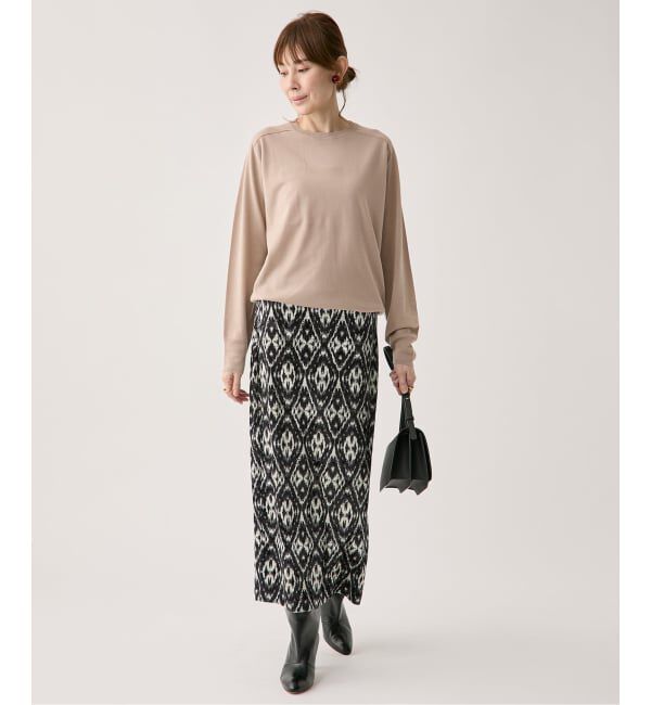 VERMEIL par iena「GLOW wool crew knit」|ニット・セーター|