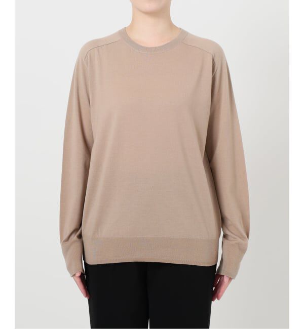 VERMEIL par iena「GLOW wool crew knit」|ニット・セーター|