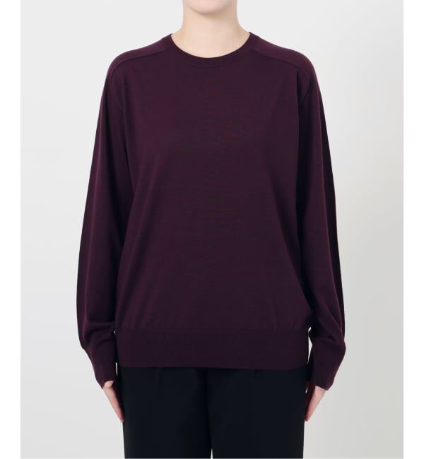 VERMEIL par iena「GLOW wool crew knit」|ニット・セーター|