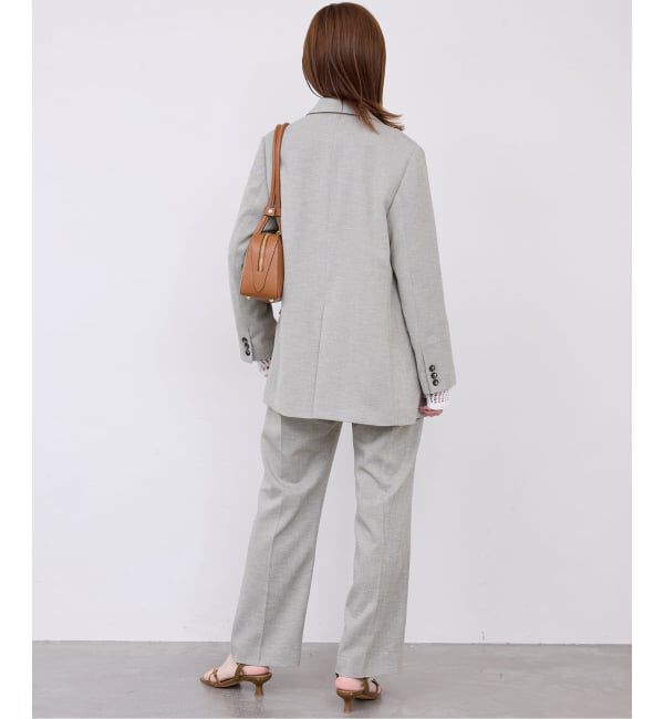 SLOBE IENA「《セットアップ対応可/3サイズ展開》ウォッシャブルツイルストレートパンツ」|その他|