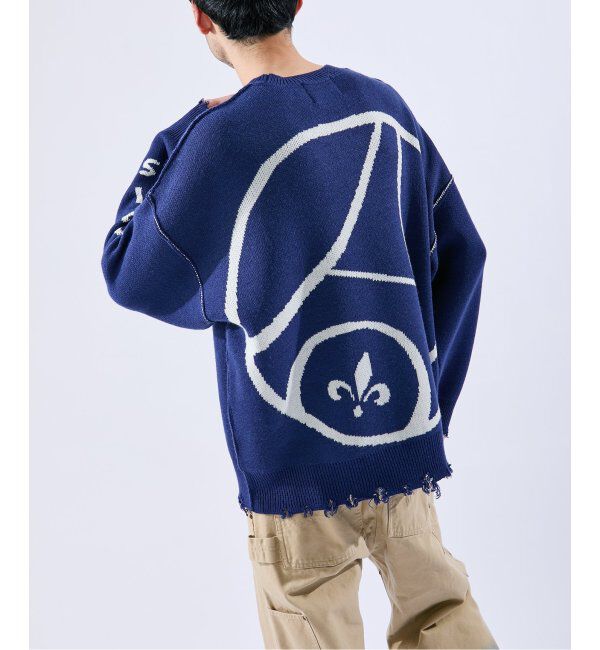 Paris Saint-Germain「【Paris Saint-Germain / パリ・サン＝ジェルマン】PSG JP CRASH KNIT」|ニット・セーター|